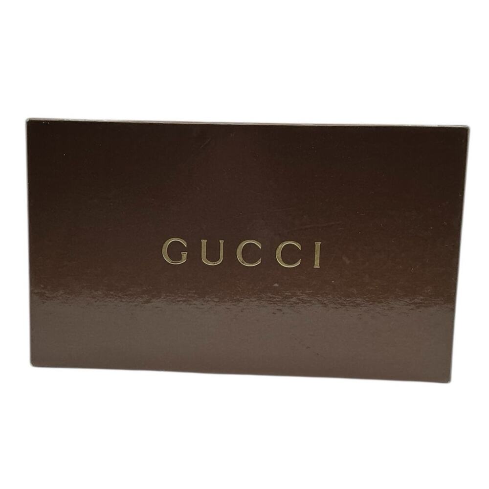 Gucci GG Abbey D Ring Continental Wallet Brown‎ Canvas Leather OS Vintage - Picture 11 of 11